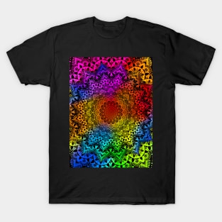 Colorful mandala flower T-Shirt